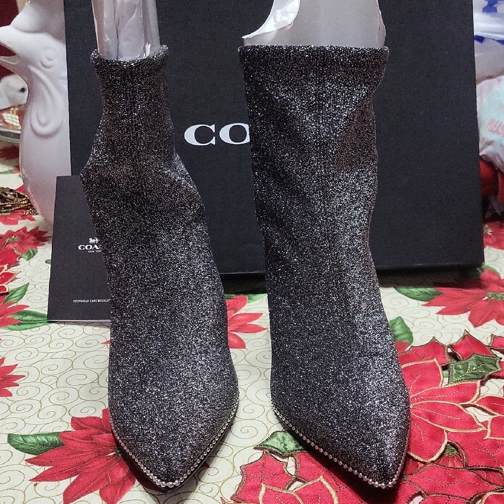 Coach Whitney Lurex Bootie